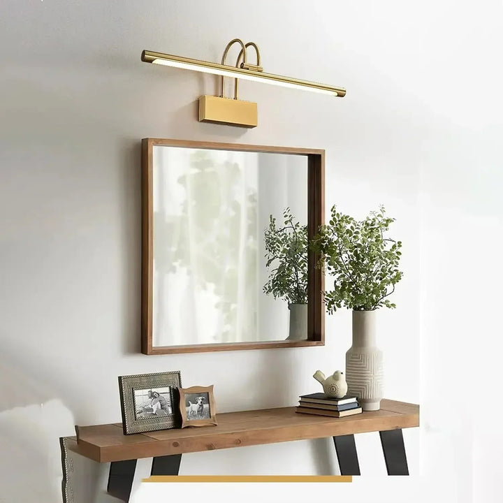 Guld Billedlys til Kunst og Spejle - Chic Design