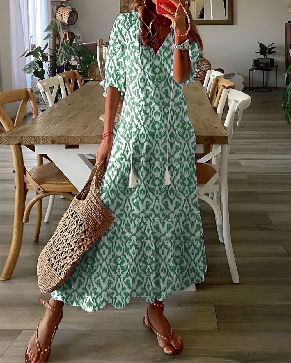 Celina™ | Boho Magic Dække Kjole
