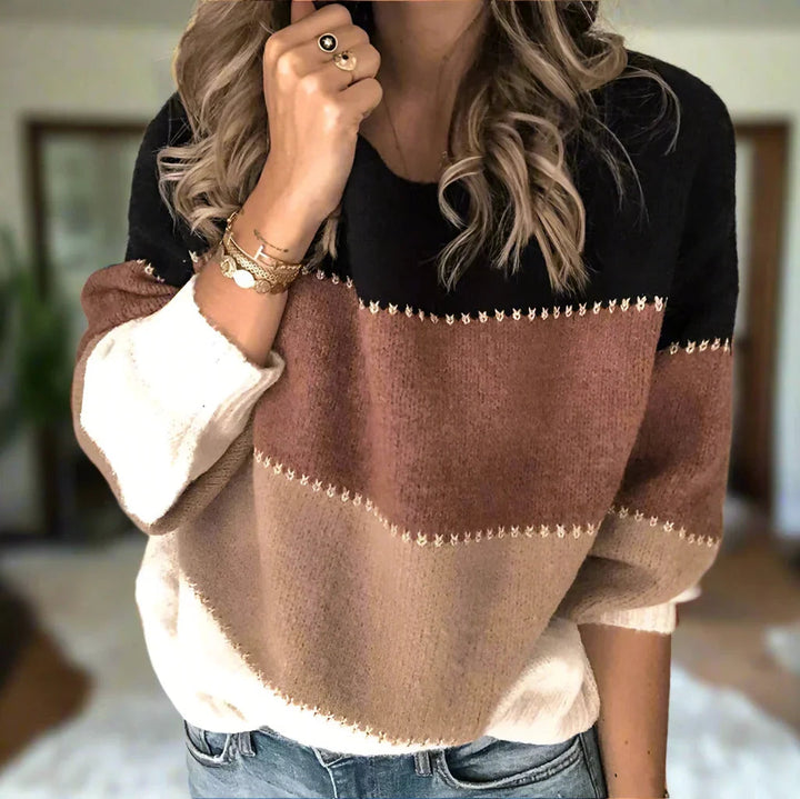 Cecily™ | Chic Stribet Sweater
