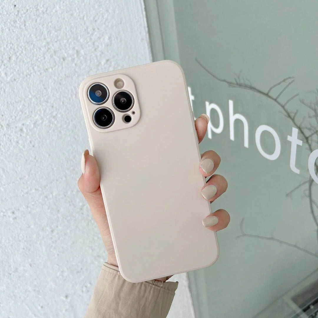 Pastel Silikone iPhone Cover med Anti-Skrab Beskyttelse