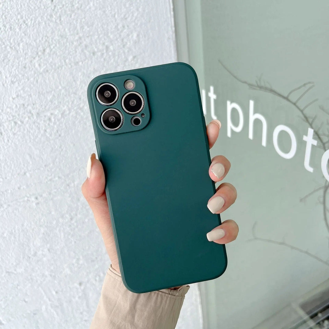 Pastel Silikone iPhone Cover med Anti-Skrab Beskyttelse