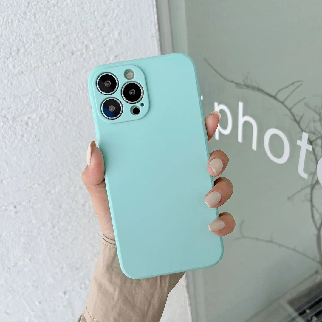 Pastel Silikone iPhone Cover med Anti-Skrab Beskyttelse