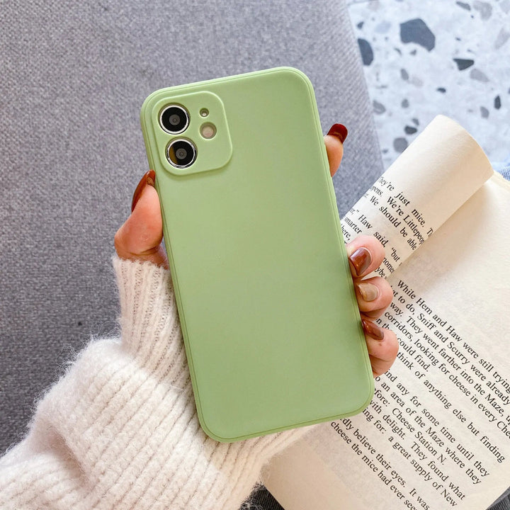 Pastel Silikone iPhone Cover med Anti-Skrab Beskyttelse