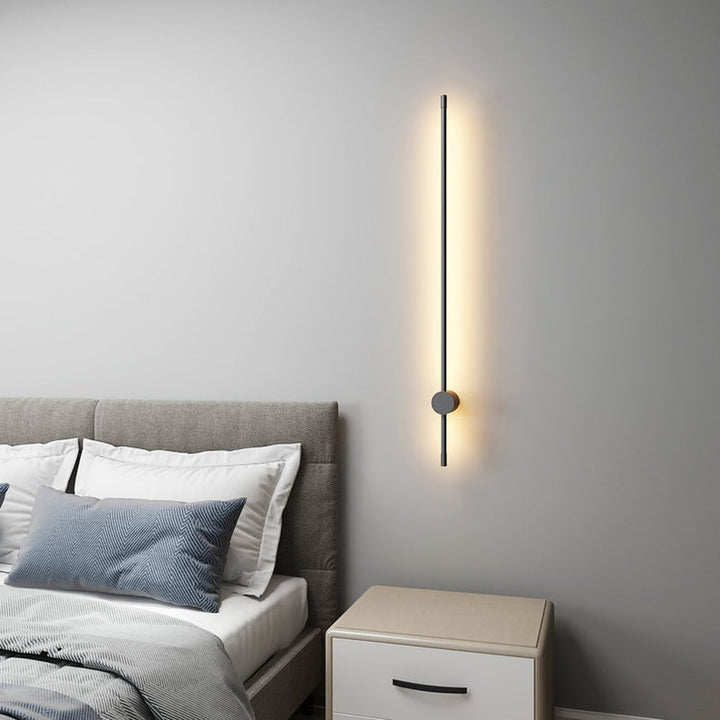 Minimalistisk LED Væglampe i Aluminium