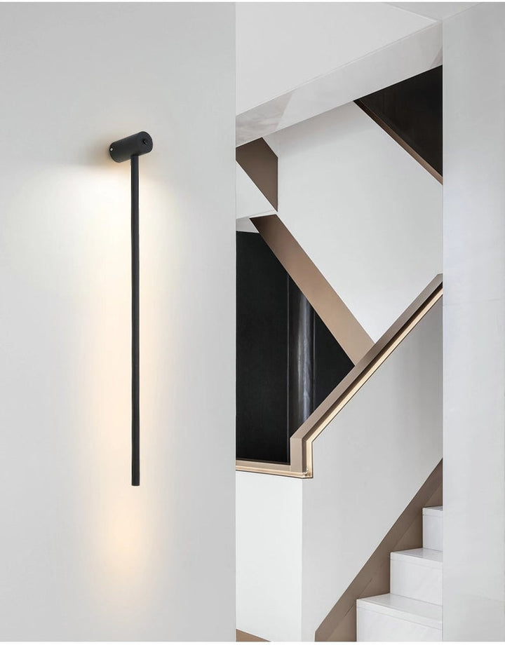 Minimalistisk LED Væglampe i Aluminium