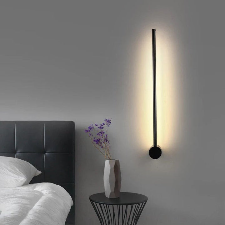 Minimalistisk LED Væglampe i Aluminium