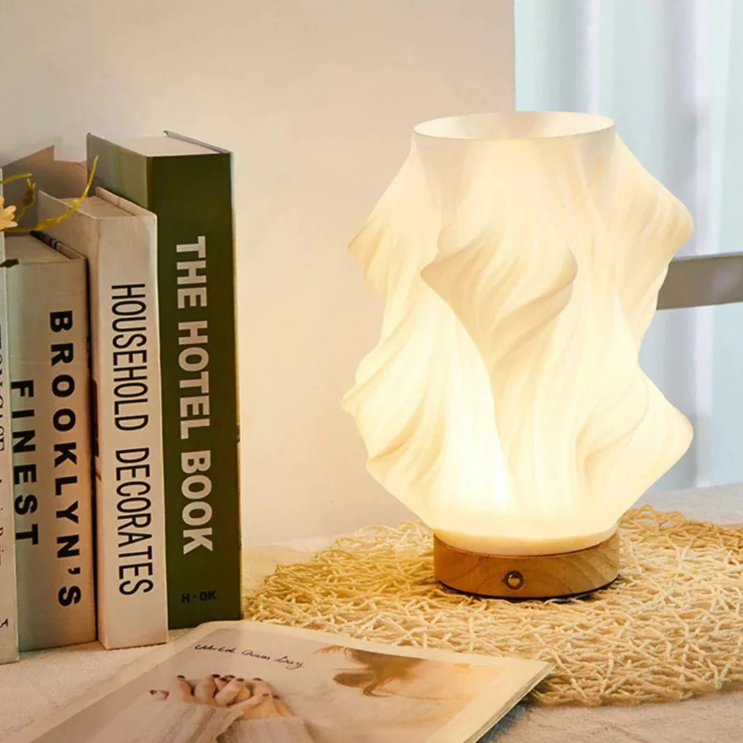 Designer LED Bordlampe med Justerbar Lysstyrke og Dobbelt Lysfarve