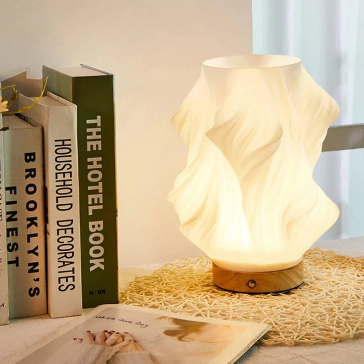 Designer LED Bordlampe med Justerbar Lysstyrke og Dobbelt Lysfarve
