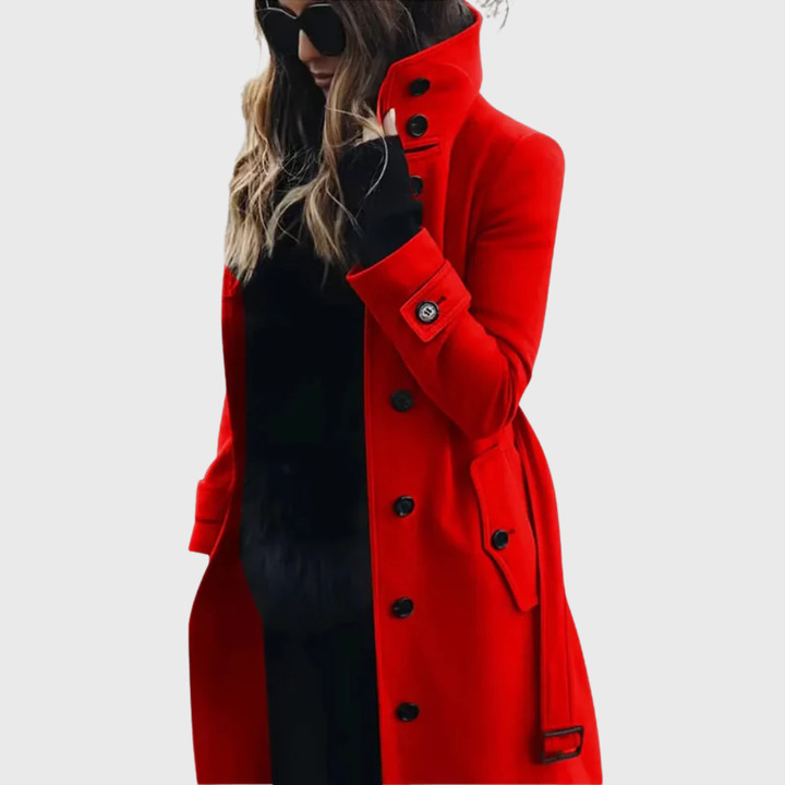 Aimee™ | Vandafvisende Lang Trench Coat