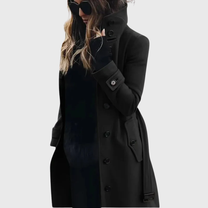 Aimee™ | Vandafvisende Lang Trench Coat