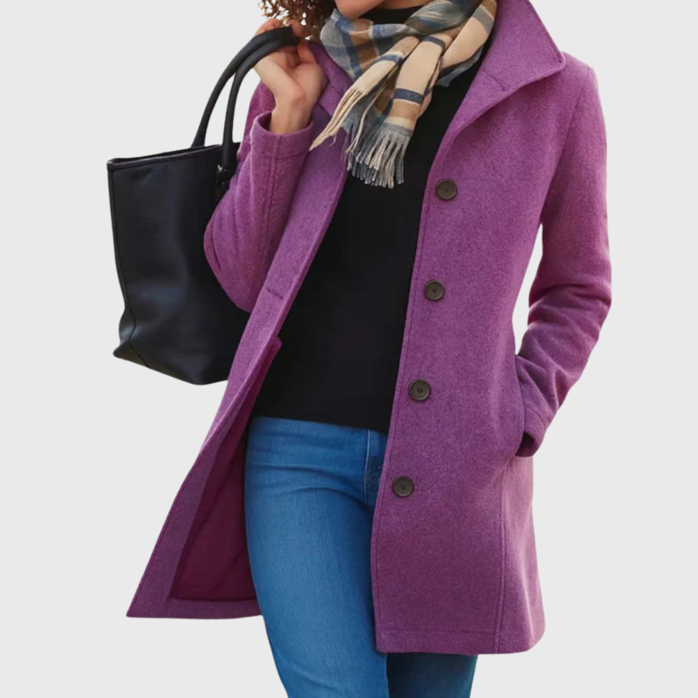 Kimmy™ | Flatterende Langjakke