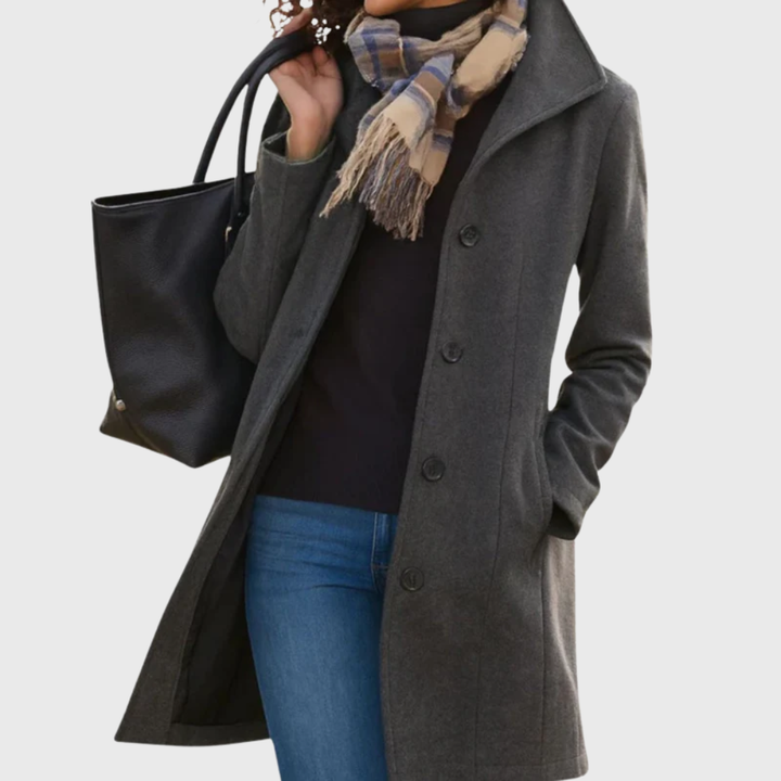 Kimmy™ | Flatterende Langjakke