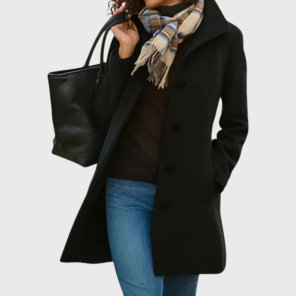 Kimmy™ | Flatterende Langjakke