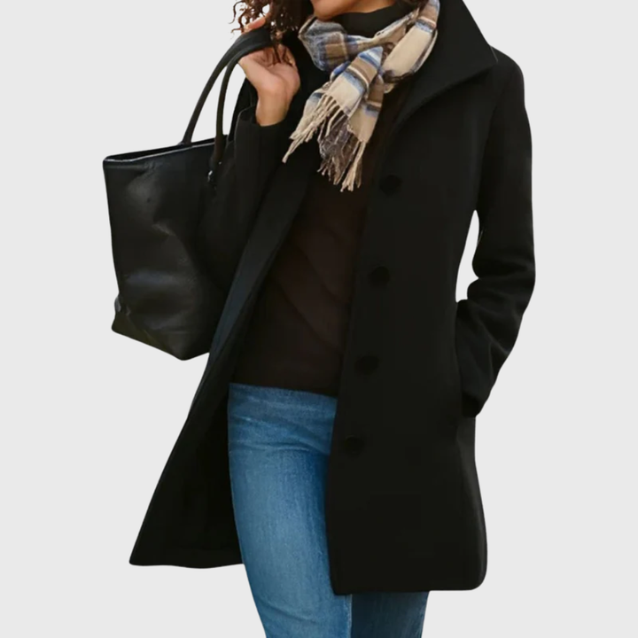 Kimmy™ | Flatterende Langjakke