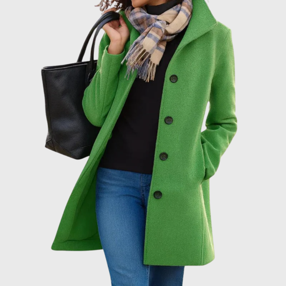 Kimmy™ | Flatterende Langjakke