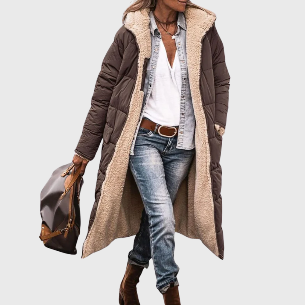 Farah™ | Vendbar Futterjakke med Foder