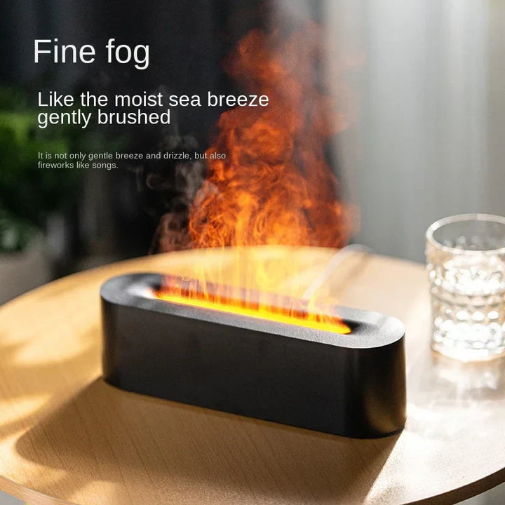 Flammeeffekt Aroma Diffuser med 7 Farver