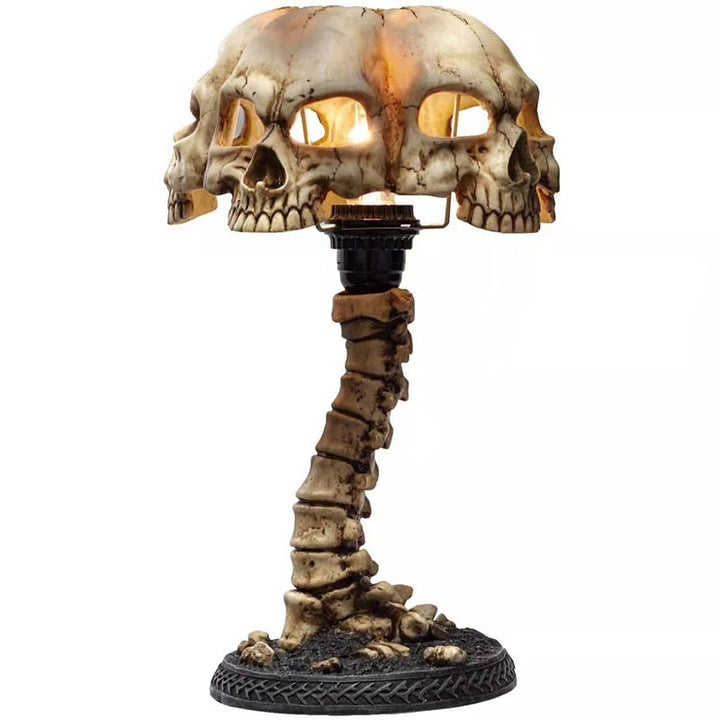 Skeletkranium Bordlampe med Skyggeprojektion