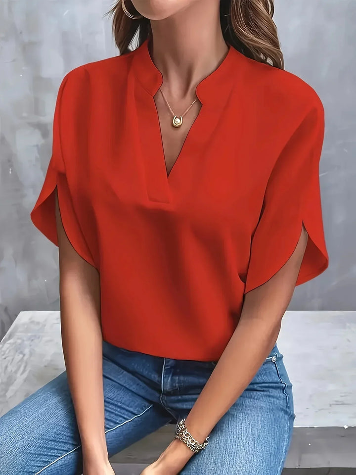 Thalia™ | Elegant Bluse med Skræddersyet Snit