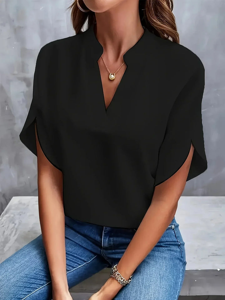 Thalia™ | Elegant Bluse med Skræddersyet Snit