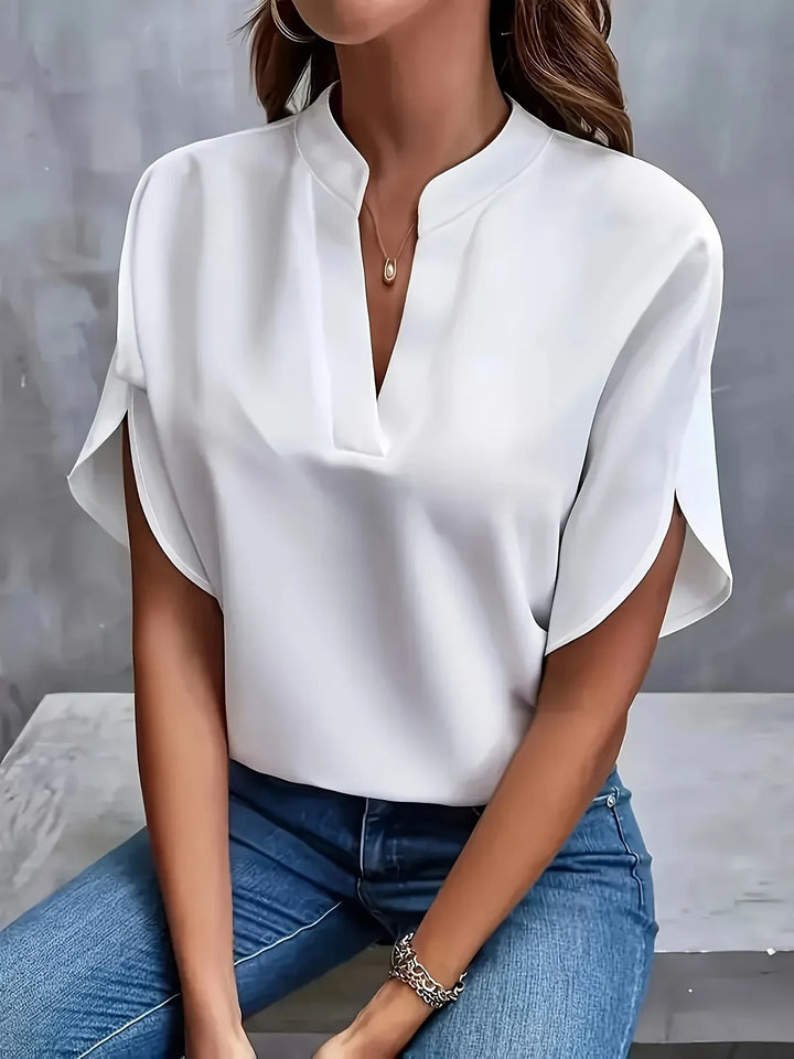 Thalia™ | Elegant Bluse med Skræddersyet Snit