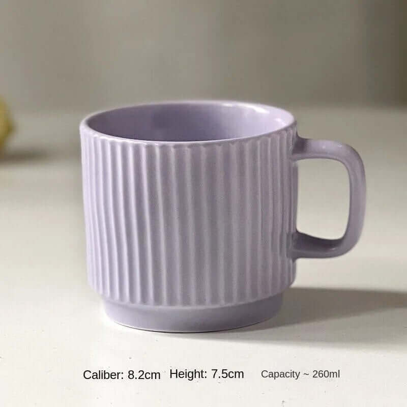 Keramisk Kaffe Kop 9 oz i Macaron Farver