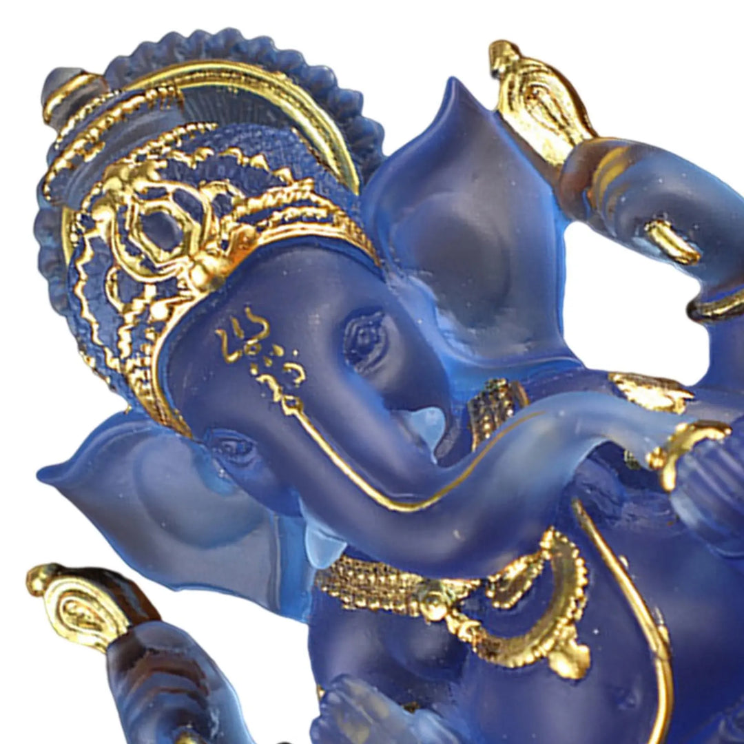 Semi-Gennemsigtig Ganesh Skulptur i Harpiks
