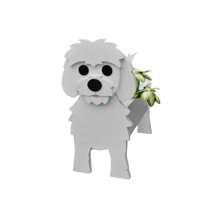 Hund-formet Blomsterkrukke til Indendørs og Udendørs Brug