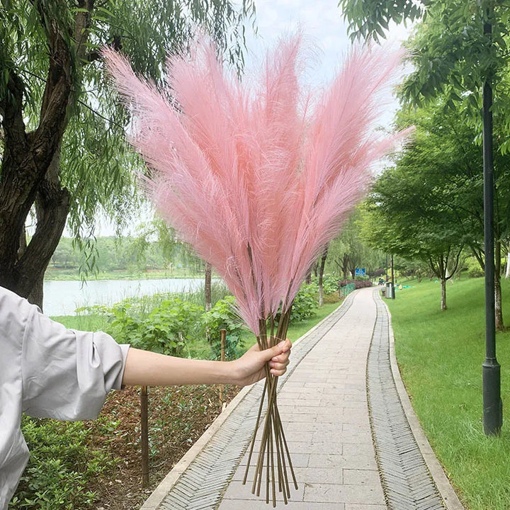 100 cm Kunstig Pampas Græs Buket til Bryllupsdekoration