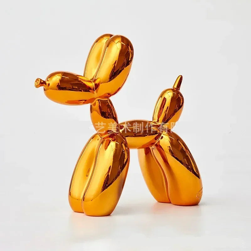 Håndlavet Harpiks Balloon Dog Skulptur i Moderne Design