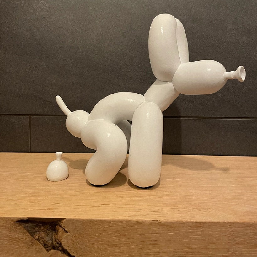 Ballonhund Skulptur i Polyresin - Kunstnerisk Dekoration