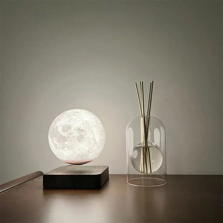 Elegant Glas- og Træduftdiffuser med 8 Duftpinde