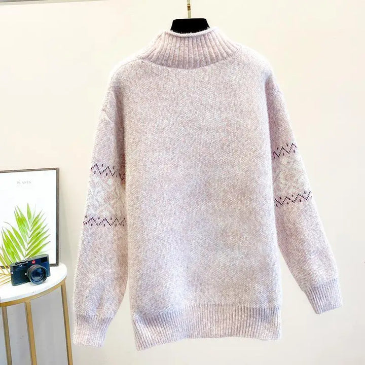 Isabella™ | Snefnug Strik Sweater