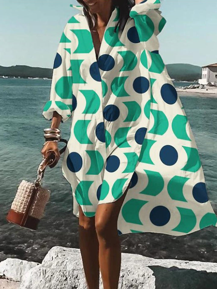 Mary™ | Sommer Midi Skjortekjole
