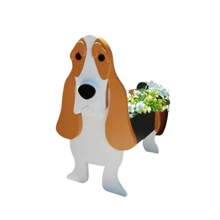 Hund-formet Blomsterkrukke til Indendørs og Udendørs Brug