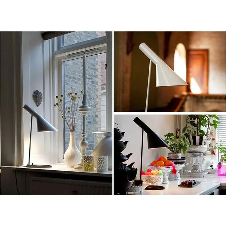 Moderne Metal Bordlampe med Slankt Design