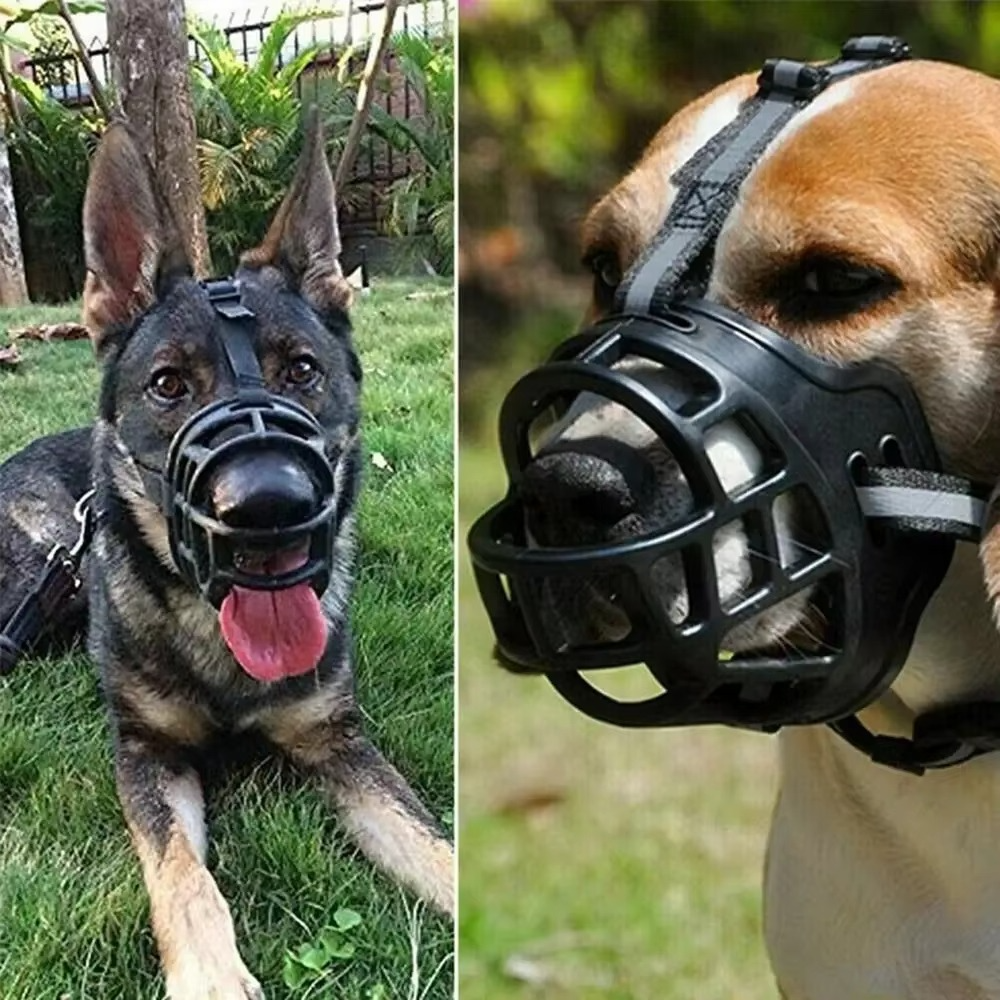 Reflekterende Åndbar Hundemundkurv med Justerbar Rem