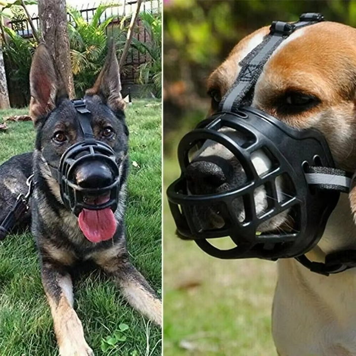 Reflekterende Åndbar Hundemundkurv med Justerbar Rem