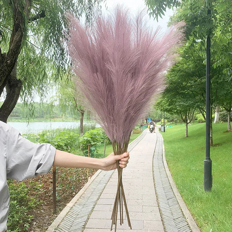 100 cm Kunstig Pampas Græs Buket til Bryllupsdekoration