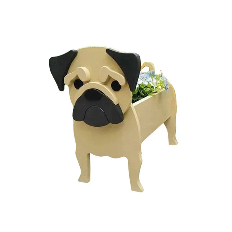 Hund-formet Blomsterkrukke til Indendørs og Udendørs Brug