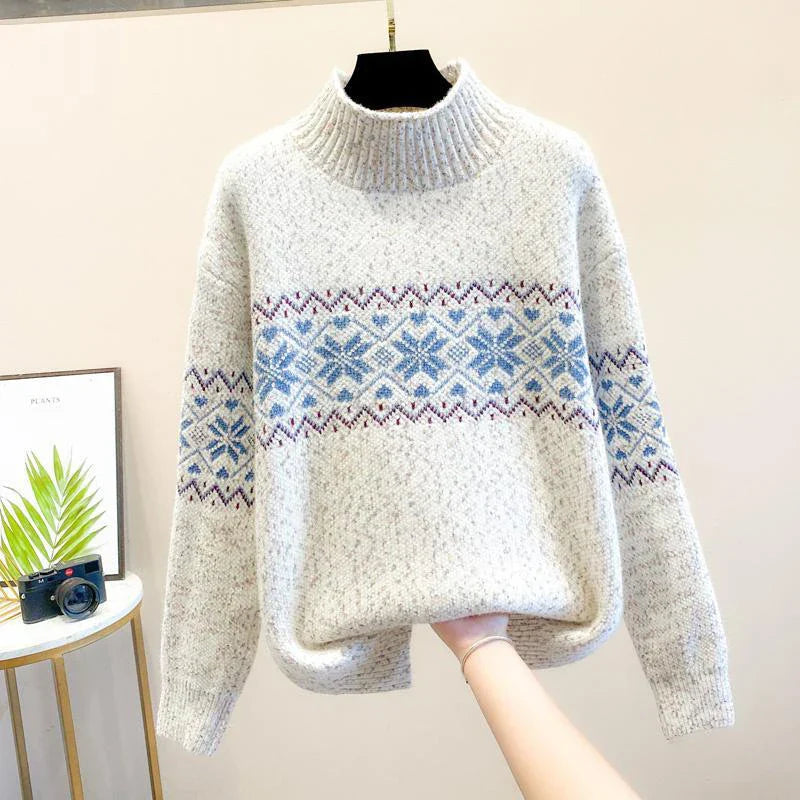 Isabella™ | Snefnug Strik Sweater