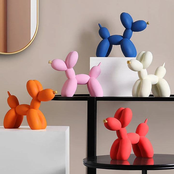 Ballonhund Figur i Højkvalitets Resin til Indretning