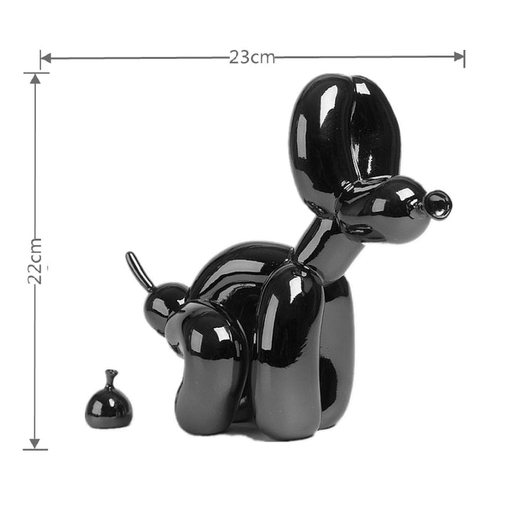Ballonhund Skulptur i Polyresin - Kunstnerisk Dekoration