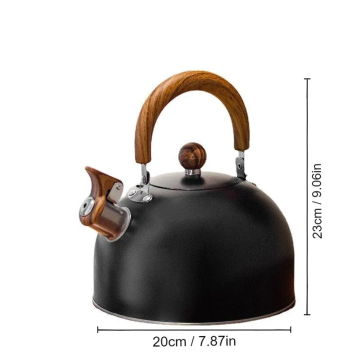 Rustfrit Stål Kedel med Universal Fløjte, 2.5/3 Liter