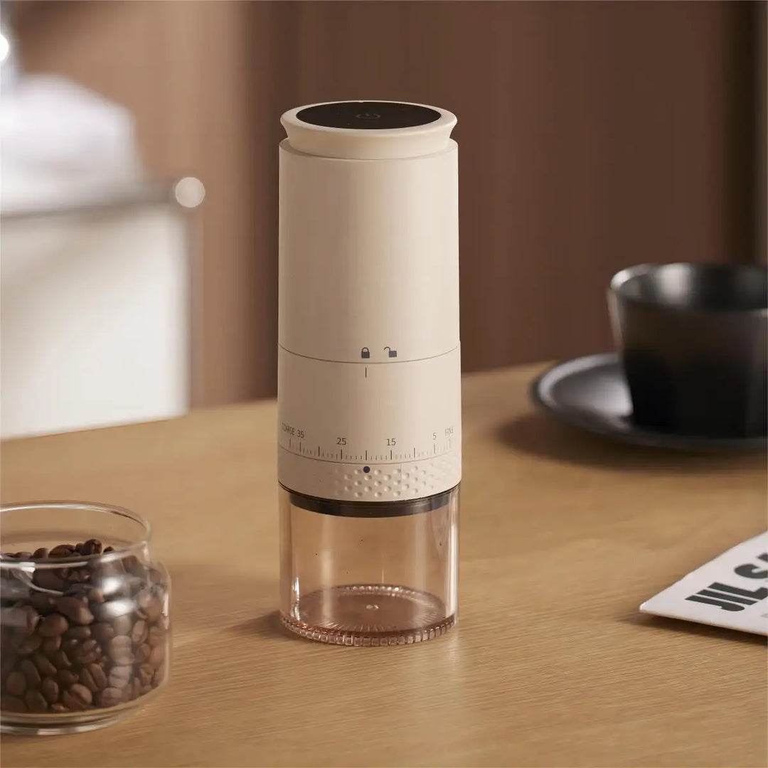 Genopladelig Elektrisk Kaffekværn med Justerbare Kværnindstillinger