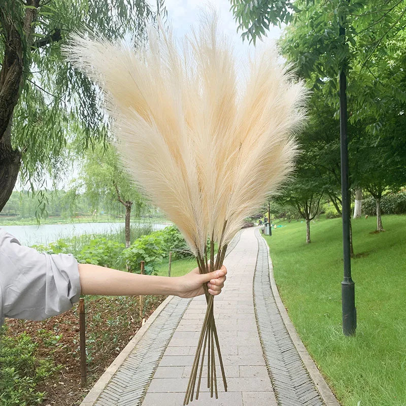 100 cm Kunstig Pampas Græs Buket til Bryllupsdekoration
