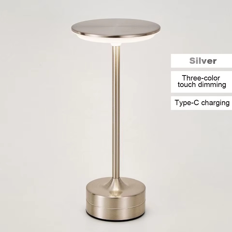 USB Genopladelig Touch Sensor LED Lampe med Justerbar Lysstyrke