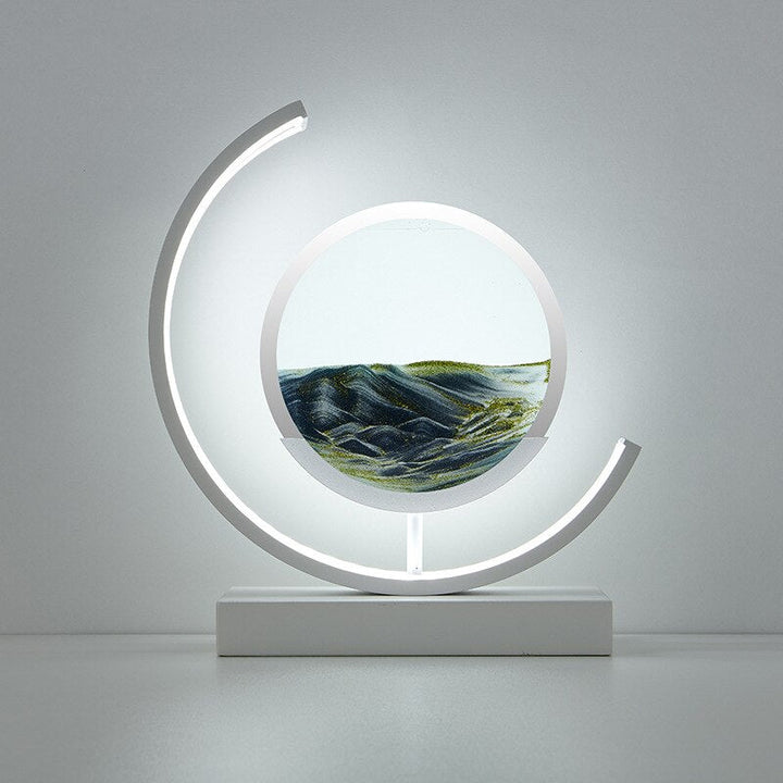 LED Bordlampe med Bevægelse og Minimalistisk Metalramme