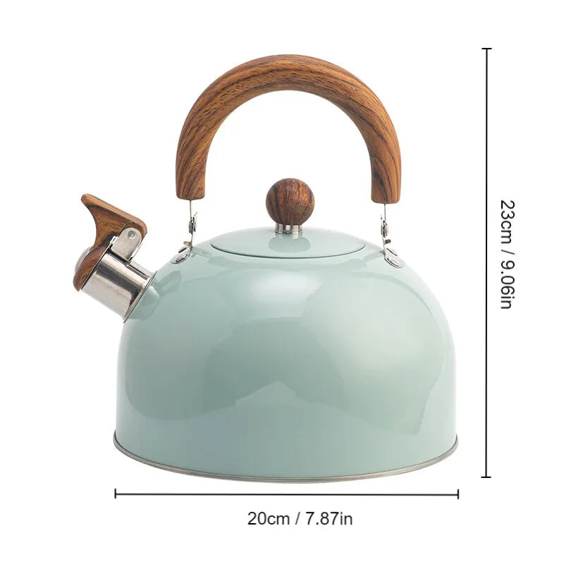 Rustfrit Stål Kedel med Universal Fløjte, 2.5/3 Liter