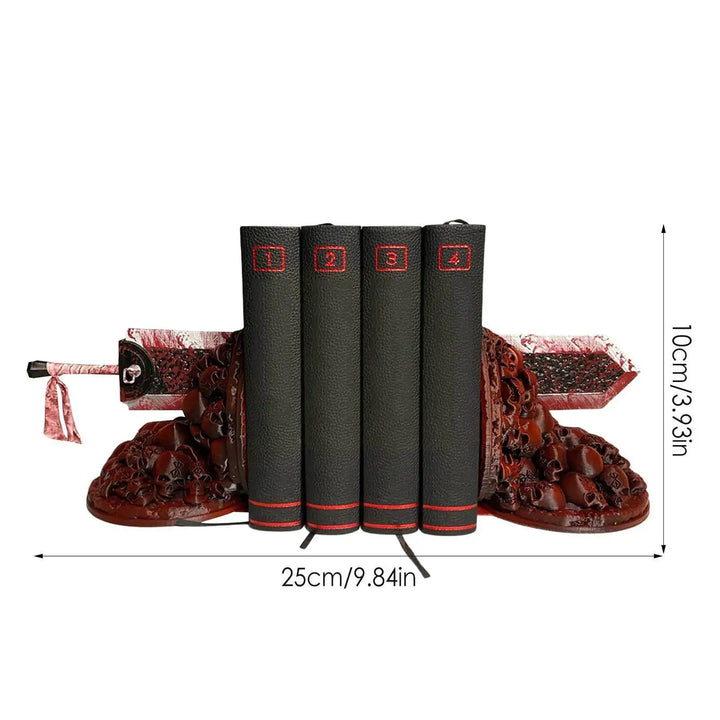 Dragon Hunter Bogholdere i Resin med Knivedesign